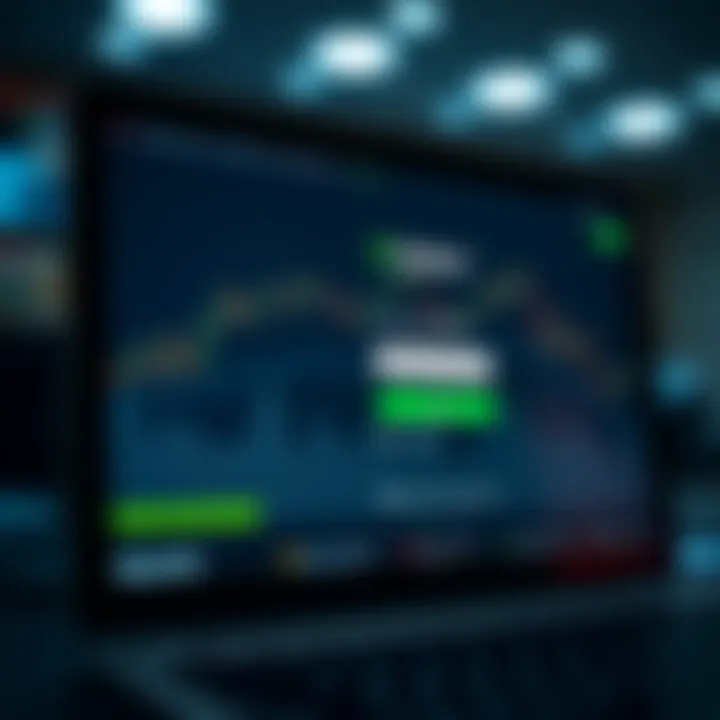 User interface showing secure login screen of Quotex trading platform