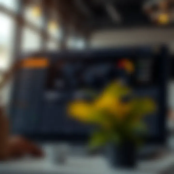 Dashboard view showcasing various features and tools available after logging into Quotex