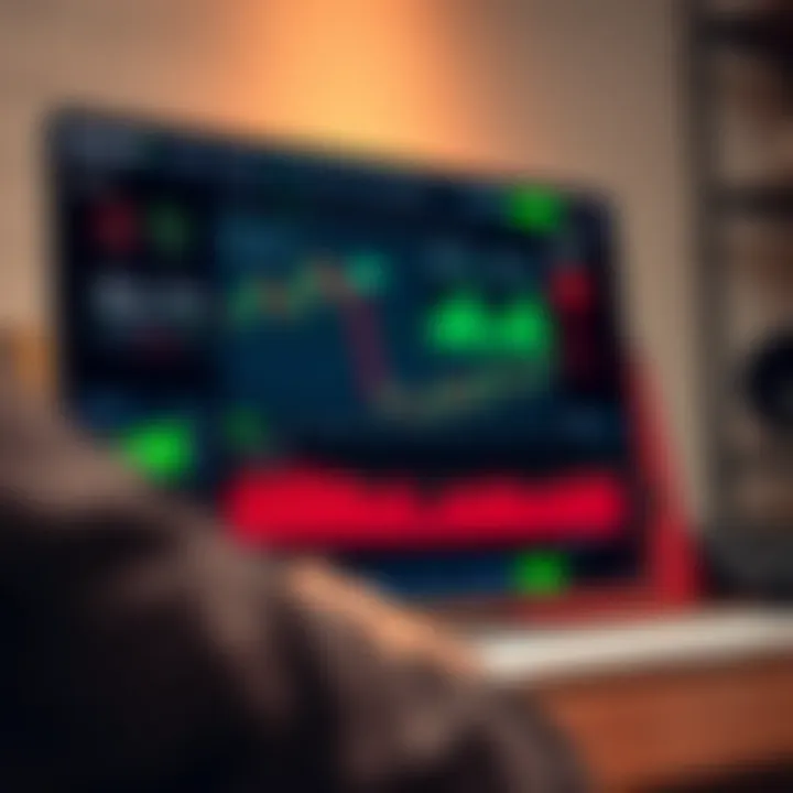 Dashboard interface of Quotex web trading platform showing various financial asset charts and trading options