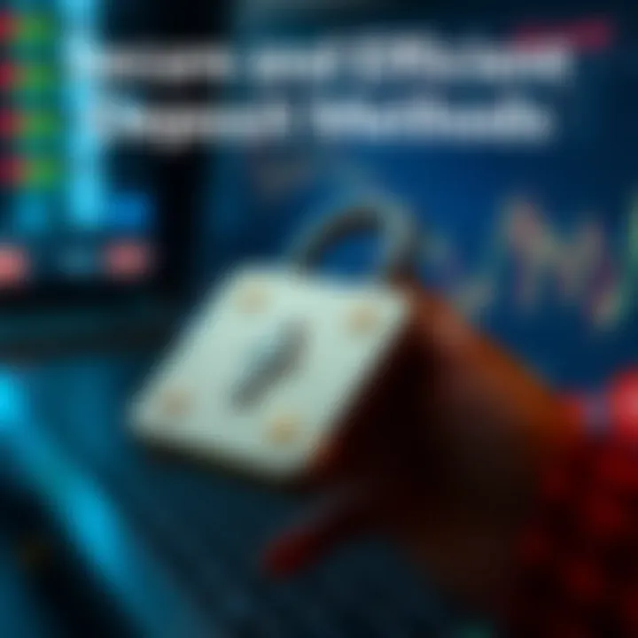 Secure and Efficient Deposit Methods on IQ Option Visual guide illustrating secure and efficient deposit methods for trading