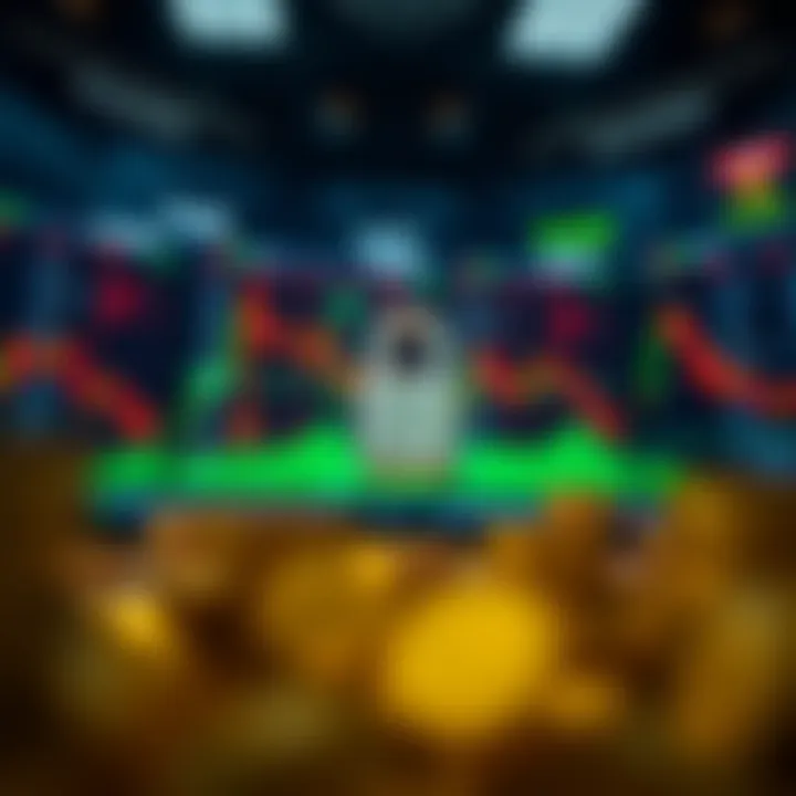 Illustration of a secure investment environment symbolizing the transition from demo to real money trading