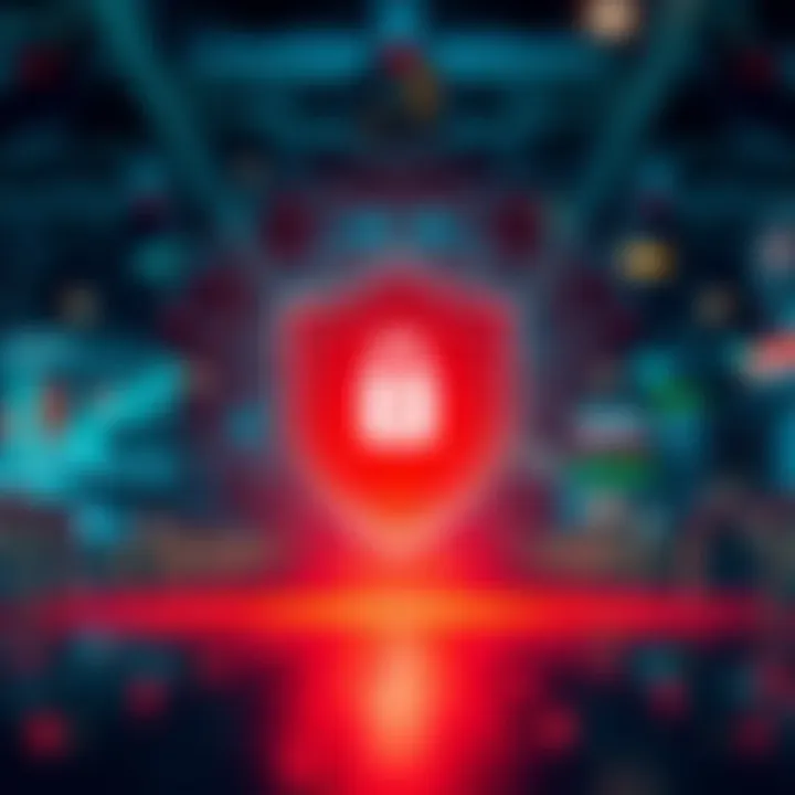 Secure and Regulated Trading Environment Security shield symbol representing secure and regulated trading environment