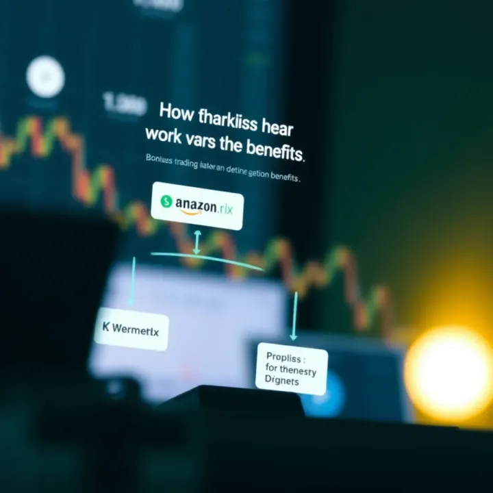 Diagram illustrating how Quotex bonuses work and their benefits