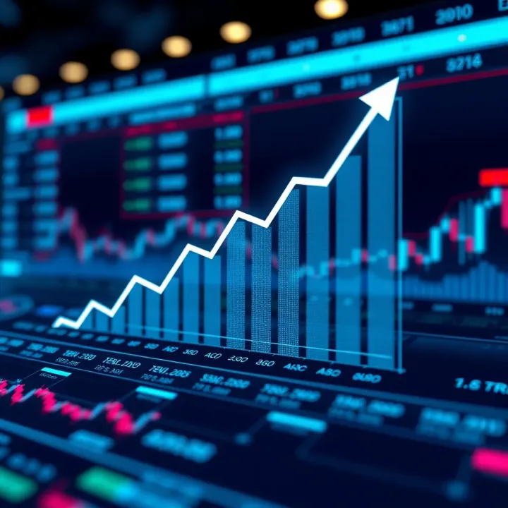 Graph showing upward trend symbolizing increased earnings through affiliate strategies