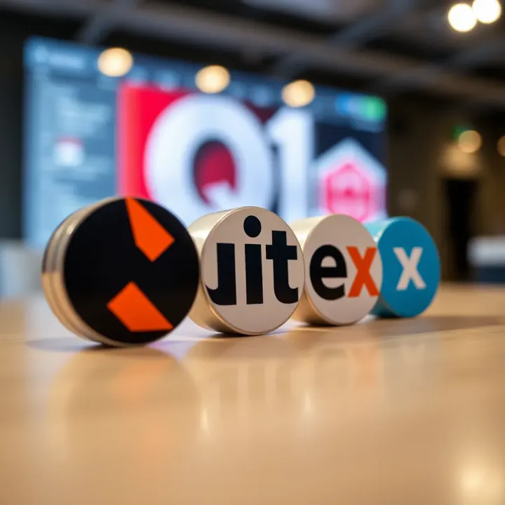 Comparison of Quotex logo alongside competitor logos illustrating unique brand identity