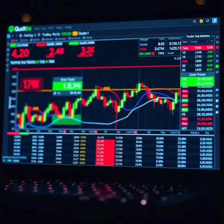 Trading Strategies and Risk Analysis on Quotex Graphical representation of trading strategies with risk and reward analysis