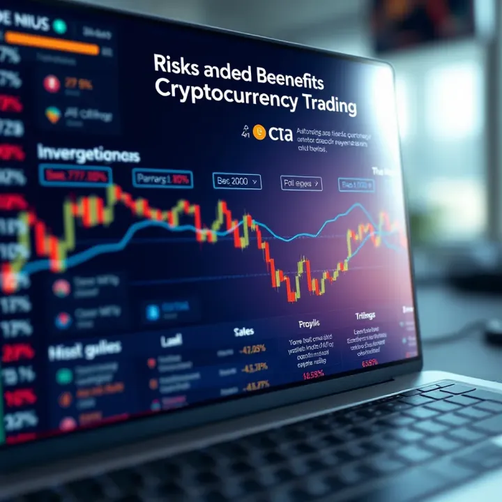 Graphical representation of risks and benefits associated with automated cryptocurrency trading systems