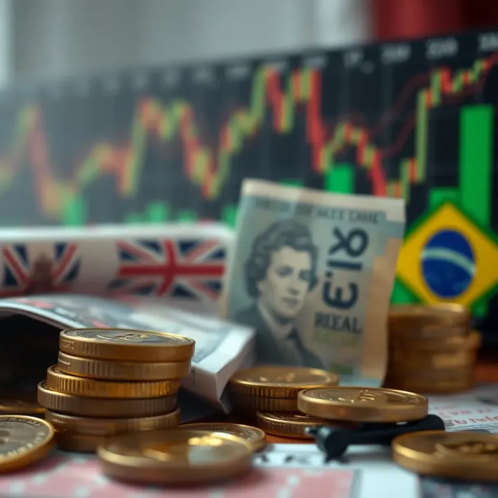Economic and political factors influencing currency exchange between British Pound and Brazilian Real