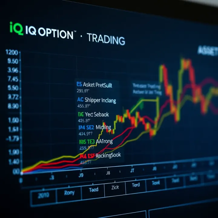 Overview of Asset Types in IQ Option Trading Graph showing various asset types available for trading on IQ Option platform