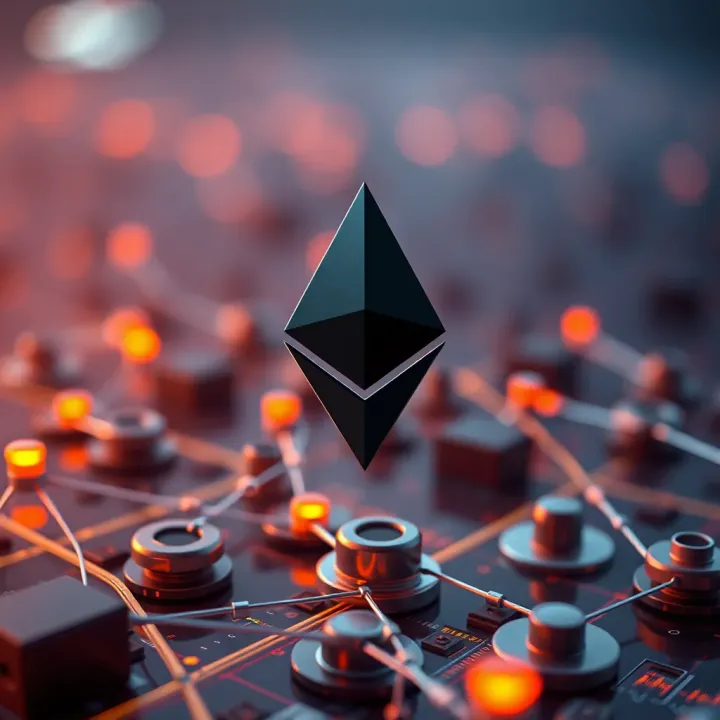 Visualization of Ethereum network upgrades and their impact on blockchain performance