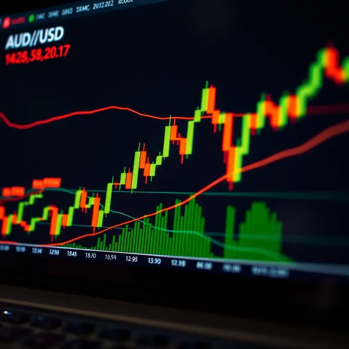 Recent Trends and Monetary Policies Affecting AUD/USD Chart depicting recent trends and monetary policies affecting AUD/USD