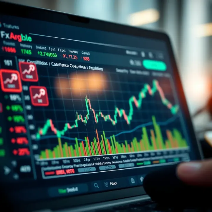 Graph showing regulatory compliance and security features of FXGlobe trading platform