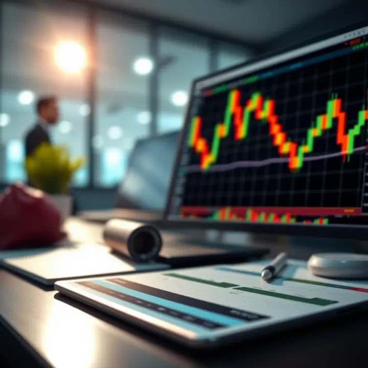 Graphical representation of risk management and trading strategies for financial success