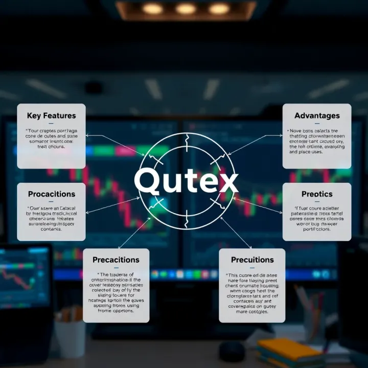 Key Features and Precautions for Using Quotex Signal Diagram illustrating key features, advantages, and precautions of using Quotex signal in financial operations
