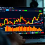 Customizable financial chart setup with candlestick patterns and overlay options on TradingView