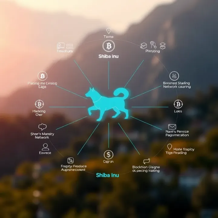 Diagram illustrating the blockchain network behind Shiba Inu and its non-mineable nature