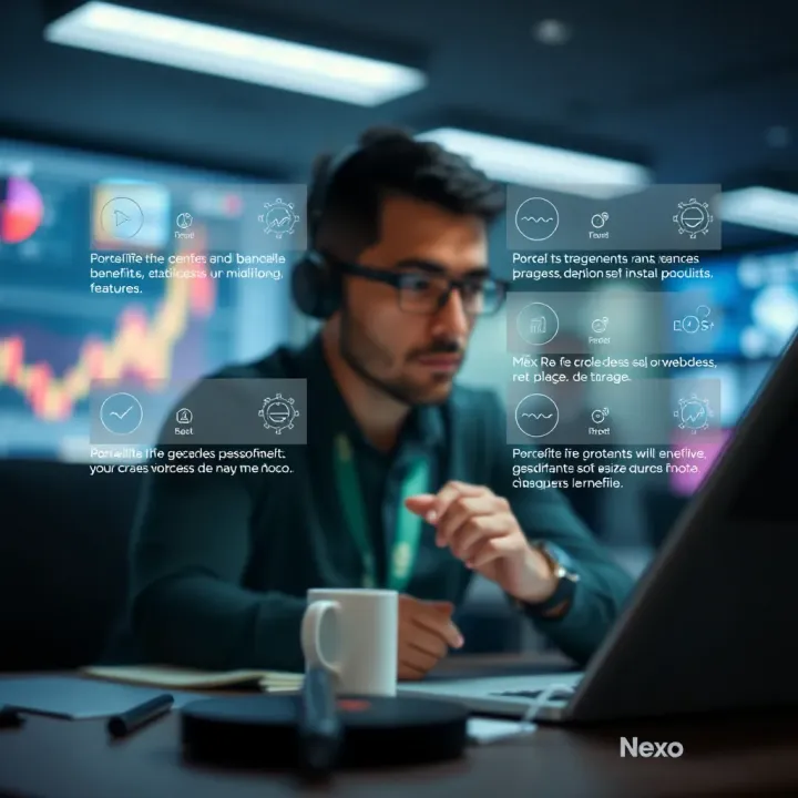 Nexo Benefits and Usability Features Explained Visual representation of benefits and usability features within the Nexo ecosystem