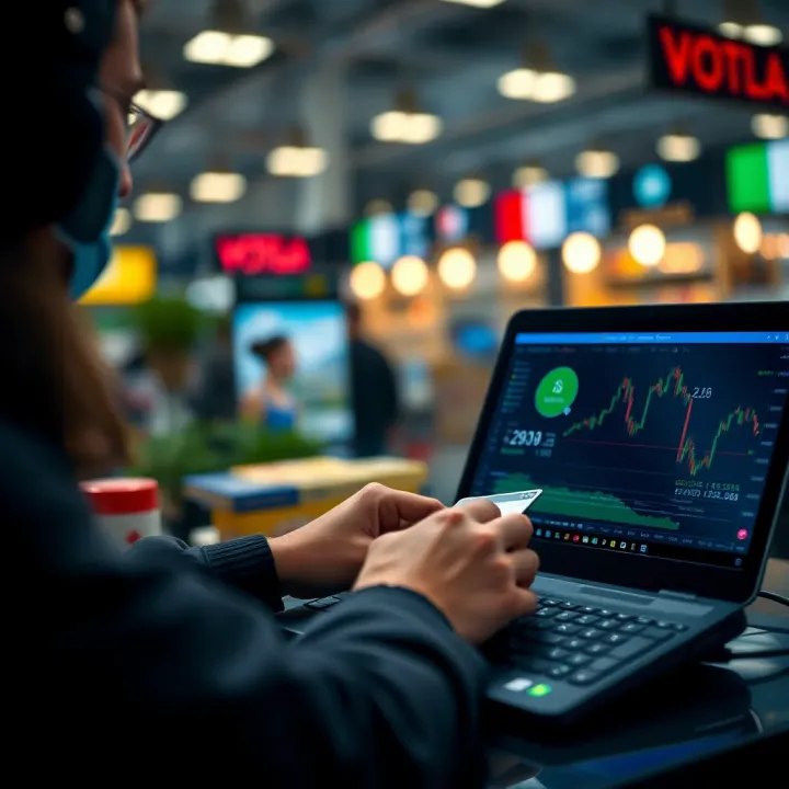 Digital shopping experience with a secure online payment interface