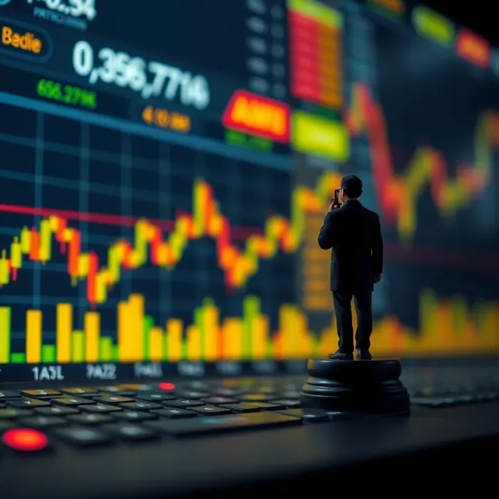 Chart displaying strategies and risk management in options trading