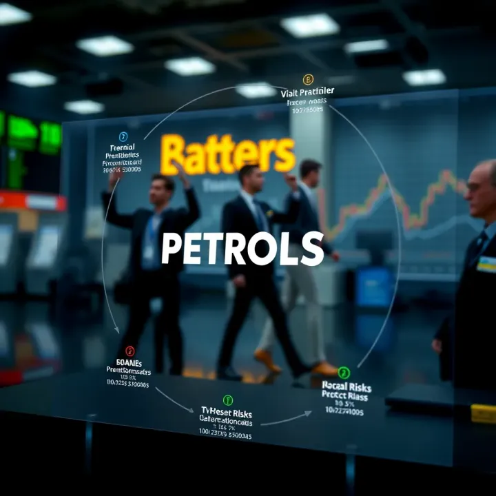 Key Elements Affecting Petrobras Stock Investment Diagram highlighting key factors influencing Petrobras stock value including dividends and market risks