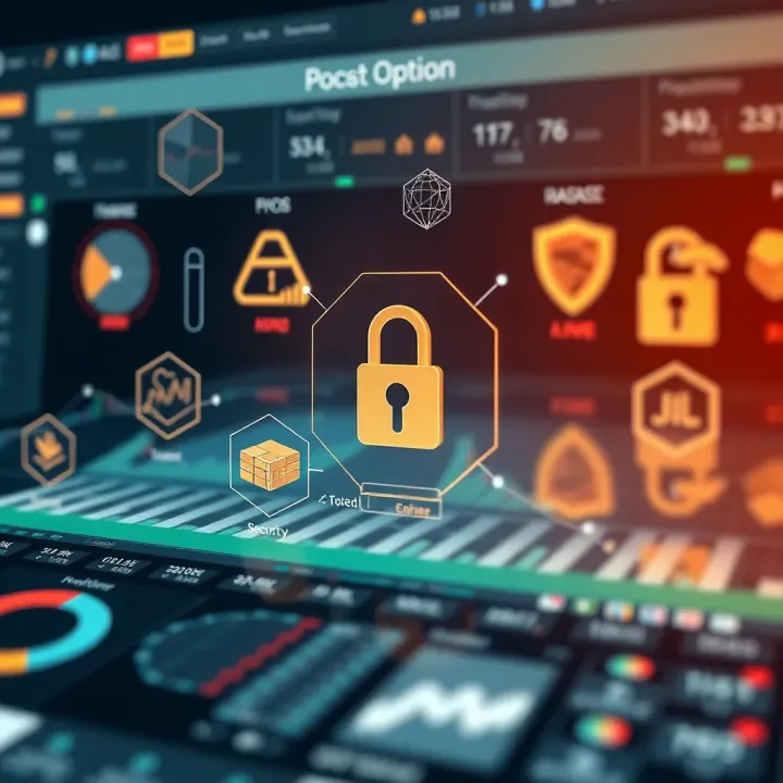 Overview of Assets and Security Measures in Pocket Option Visual representation of diverse financial assets and digital security icons