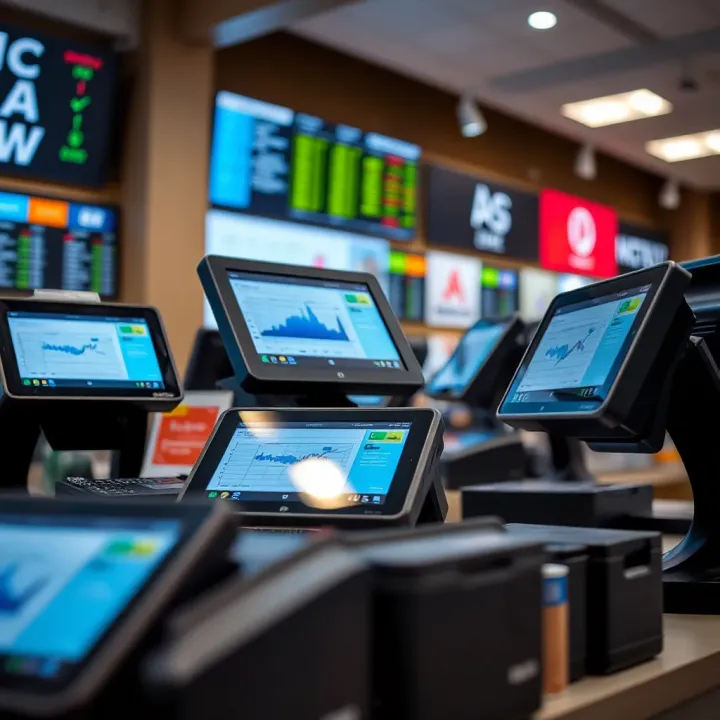 Point of Sale devices used in retail environments