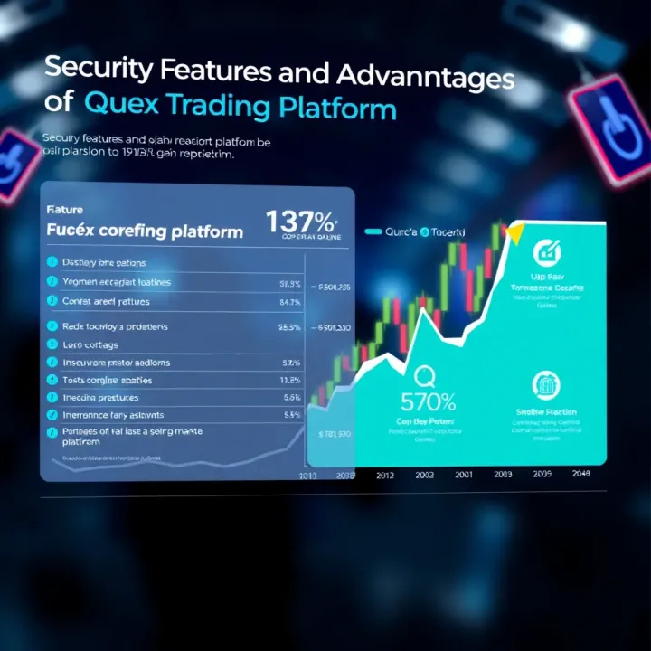 Chart illustrating the security features and user benefits of the Quoex trading platform