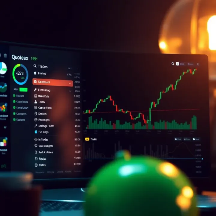 Dashboard interface showing various features and navigation options of Quoteex platform