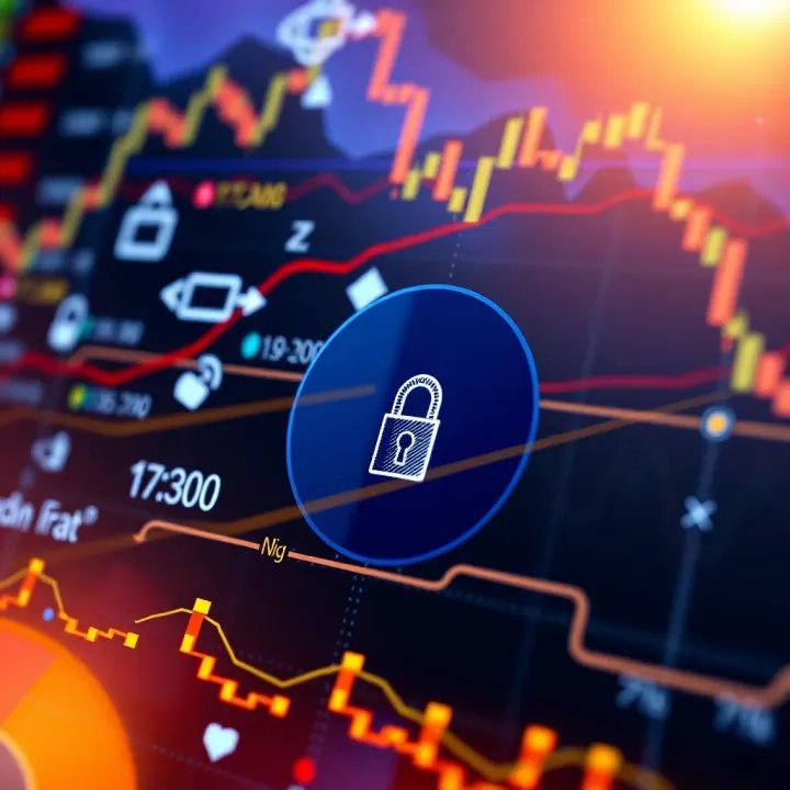 Visual representation of security features and protocols in Quotex API use for trading automation