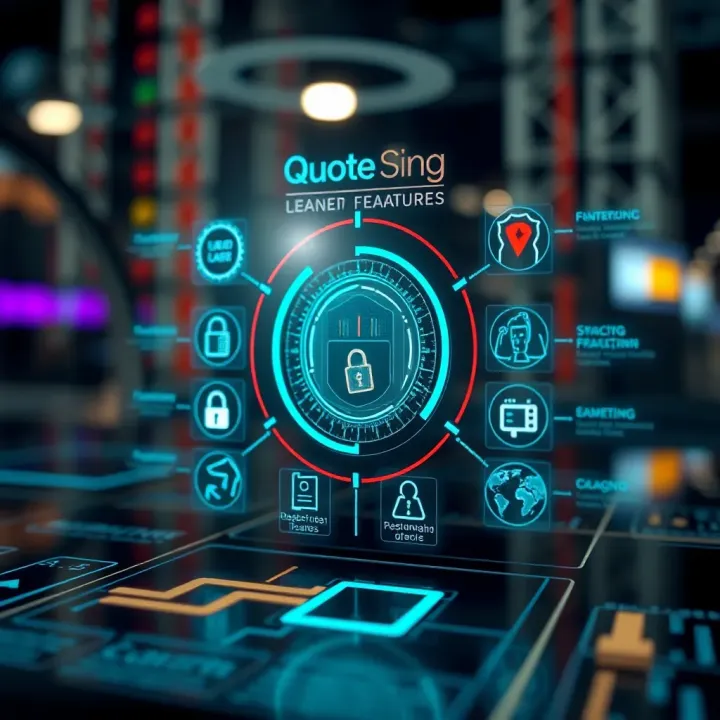 Security Features Ensuring Safe Trading on Quotex Sing Visual representation of security features protecting digital trading accounts on Quotex Sing