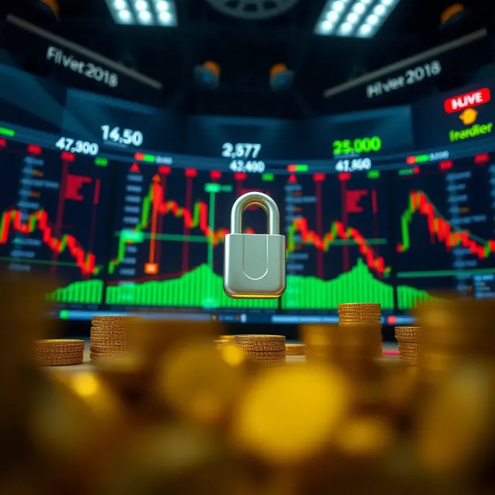 Illustration of a secure investment environment symbolizing the transition from demo to real money trading