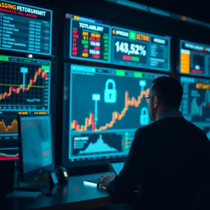 Secure digital environment illustrating safety measures for trading platforms
