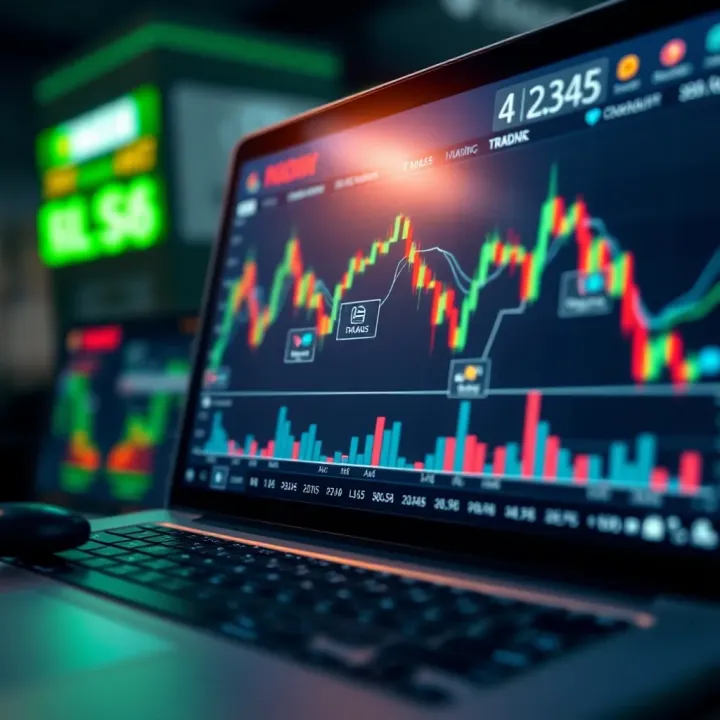 Illustration of risk management tools and security features on a trading platform interface