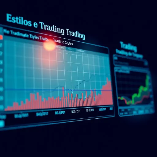Graph showing different trading styles with unique characteristics and trends