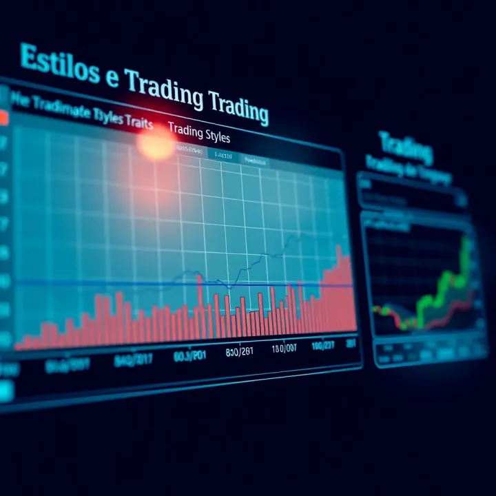 Graph showing different trading styles with unique characteristics and trends
