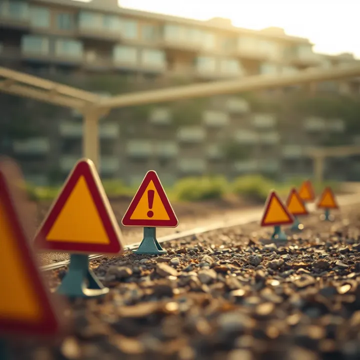 Understanding Key Errors That Can Undermine Business Success Illustration showing a series of obstacles representing common errors in projects and business ventures
