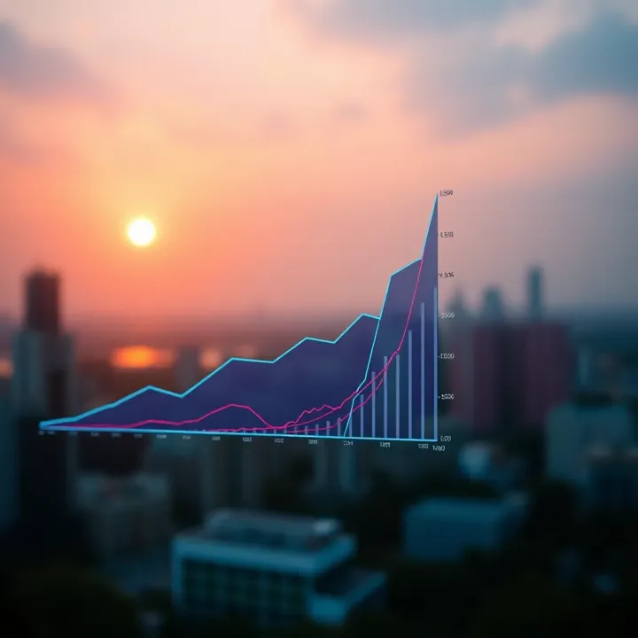 Graph showing the trends and market factors influencing Uniswap’s value in global and Brazilian DeFi markets